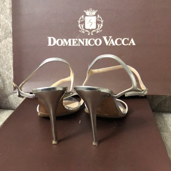 🌺HIGH HEELS DOMENICO VACCA SANDALS SIZE 40 - Picture 5 of 8